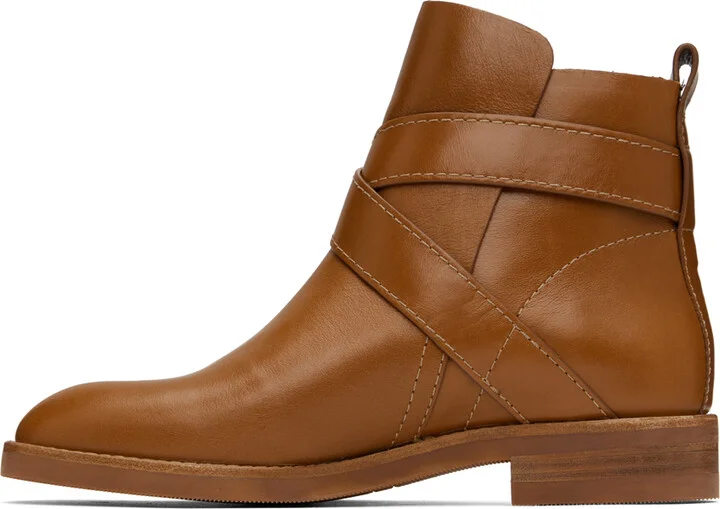 See by Chloé Tan Lyna Ankle Boots - Image 3