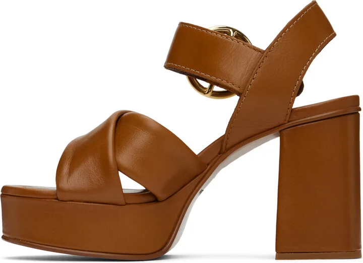 See by Chloé Tan Lyna Heeled Sandals - Image 3