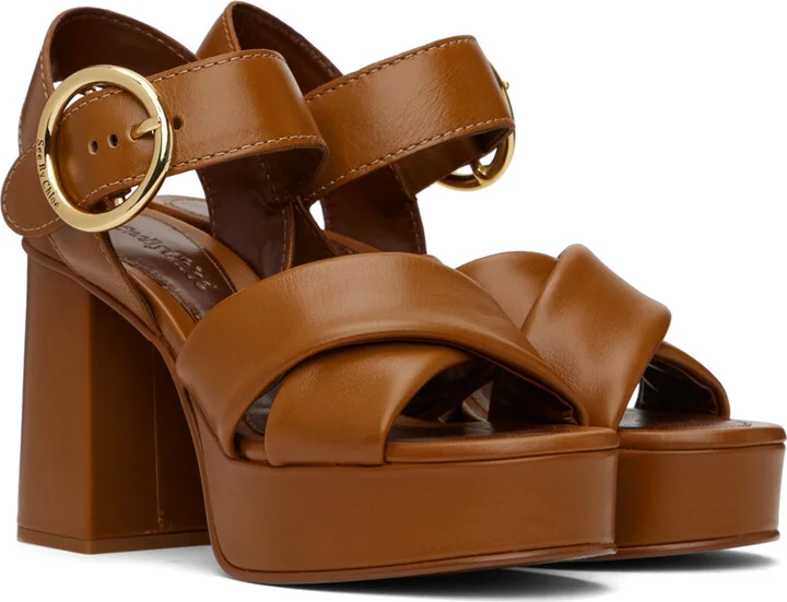 See by Chloé Tan Lyna Heeled Sandals - Image 4