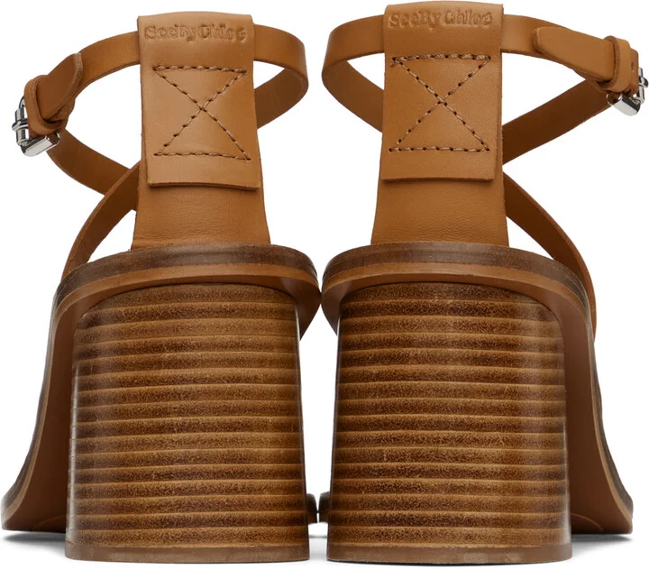 See by Chloé Tan Lynette Heeled Sandals - Image 2