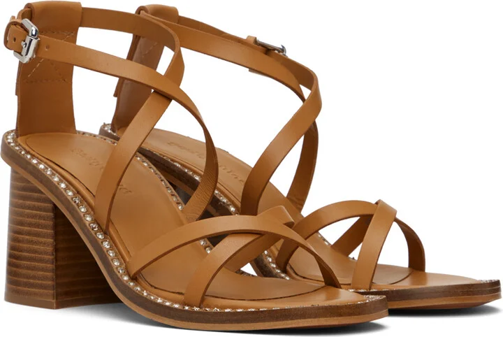 See by Chloé Tan Lynette Heeled Sandals - Image 4