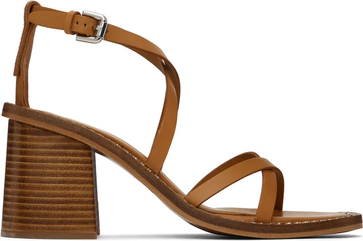 See by Chloé Tan Lynette Heeled Sandals