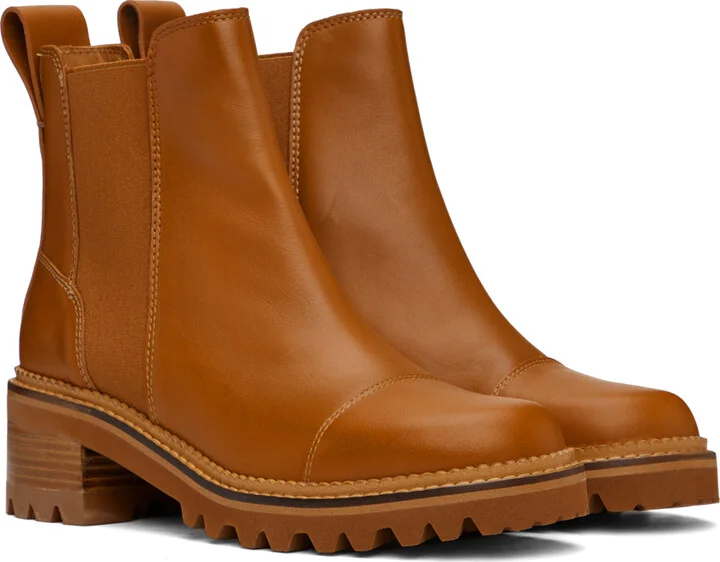 See by Chloé Tan Mallory Chelsea Boots - Image 4