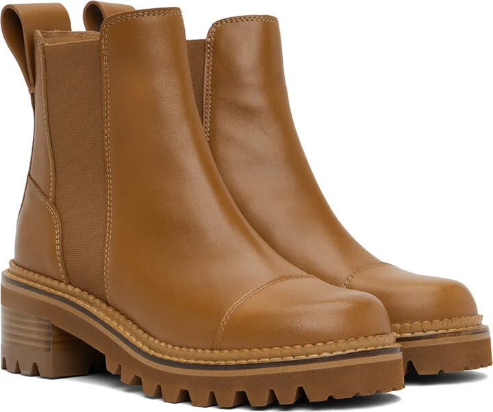 See by Chloé Tan Mallory Chelsea Boots - Image 4