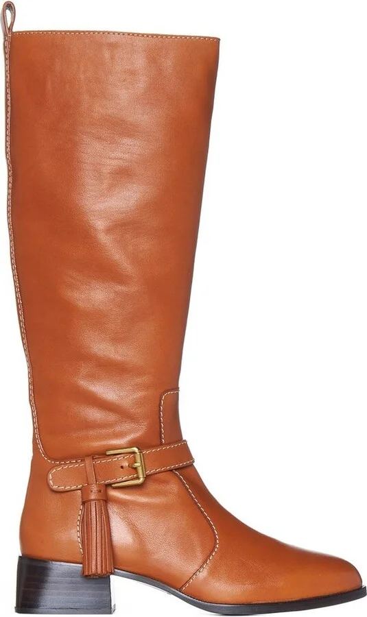 See By Chloé Tassel Embellished Boots