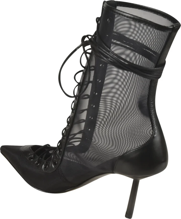 See-through Lace-up Sneakers - Image 3