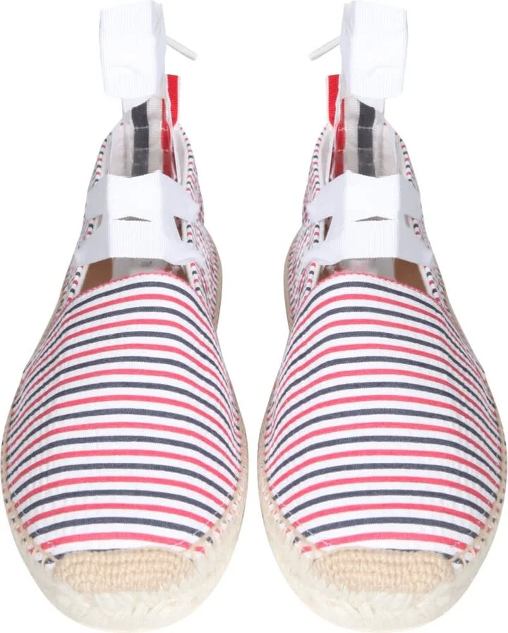 Seersucker Cotton Espadrilles - Image 2