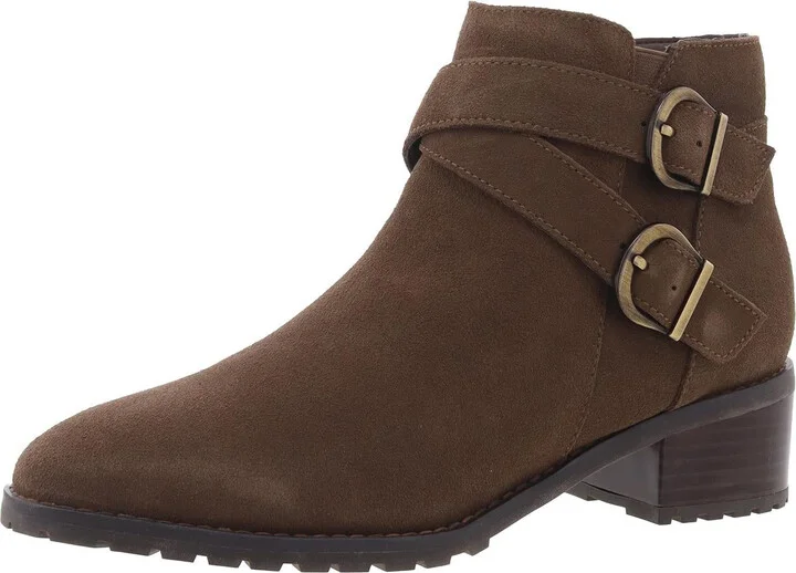 Sela Womens Suede Waterproof Booties