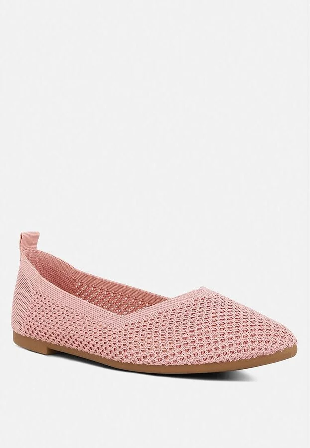 Selaris Fly Knit Slip On Ballerinas Flats - Image 6