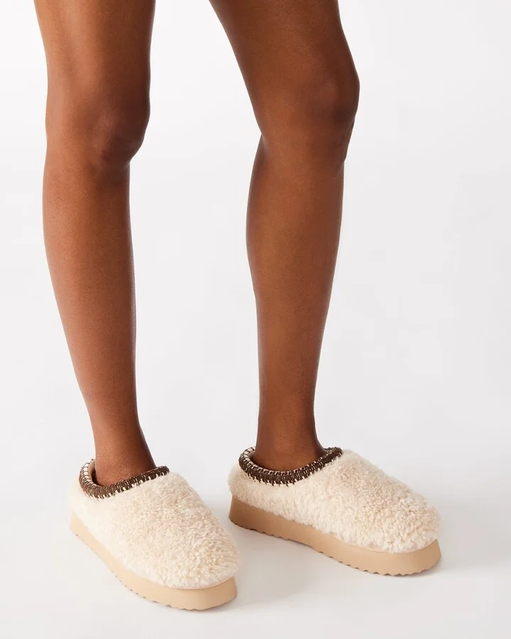 Selena Faux Shearling Natural - Image 2