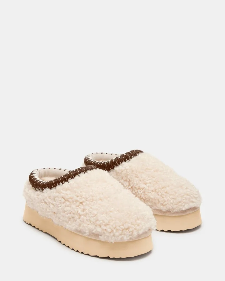 Selena Faux Shearling Natural - Image 3
