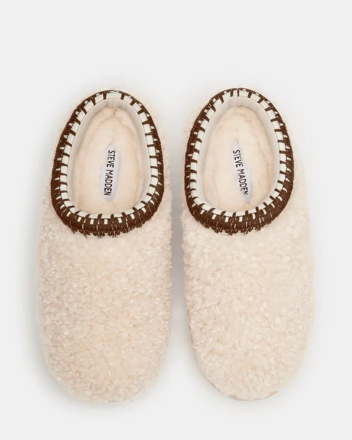 Selena Faux Shearling Natural - Image 5