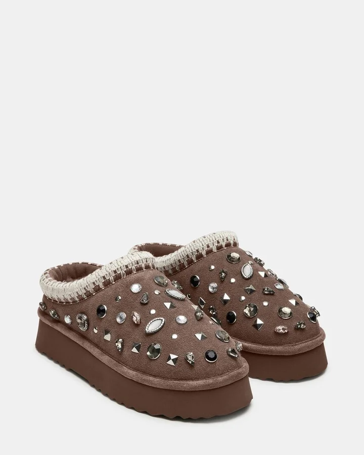 Selena Grey Suede Rhinestones - Image 3