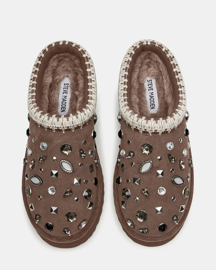 Selena Grey Suede Rhinestones - Image 5