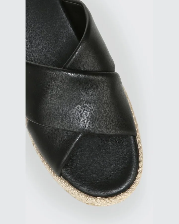 Selene Crisscross Flat Sandals - Image 2
