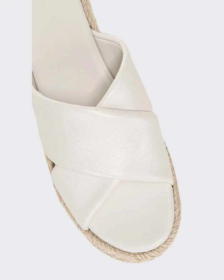 Selene Crisscross Flat Sandals - Image 10