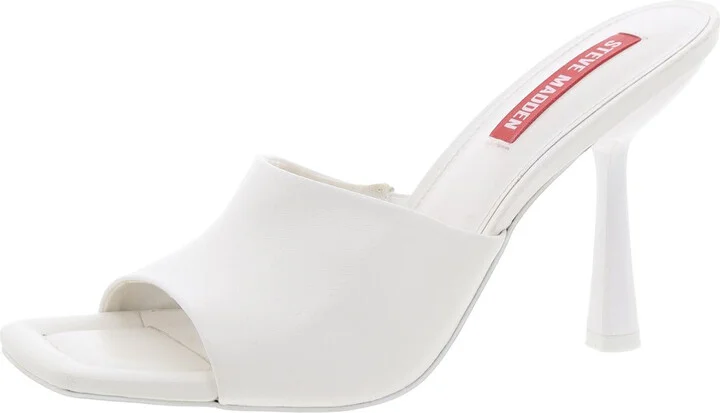 Selene Womens Solid Leather Heels