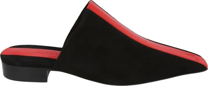 Selestina Suede & Leather Mules