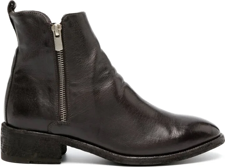 Seline leather ankle boots