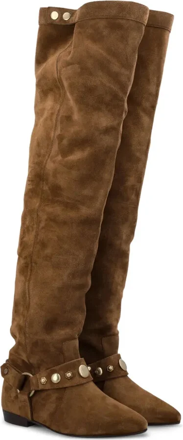 Selize suede buckle boots - Image 2