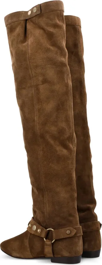 Selize suede buckle boots - Image 4