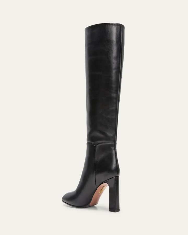Sellier Calfskin Tall Boots - Image 9