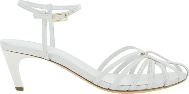 Semi Couture Heeled Sandals with Cage Design