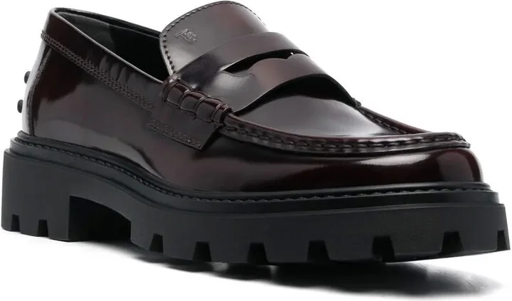 Semi-Patent Leather Loafers - Image 2