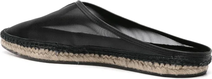 Semi-Sheer Mesh Espadrilles - Image 3