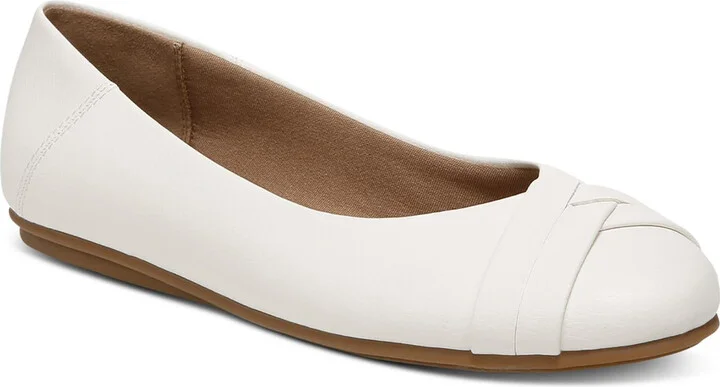 SENNETTE Womens Comfort Insole Manmade Ballet Flats