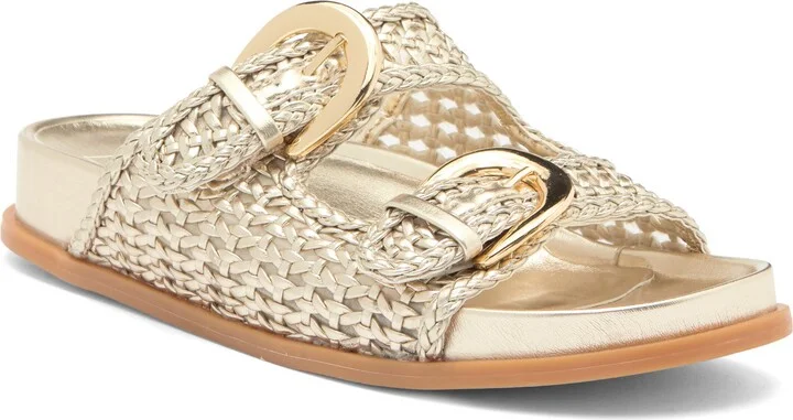 Sensa Woven Double Strap Slide Sandal