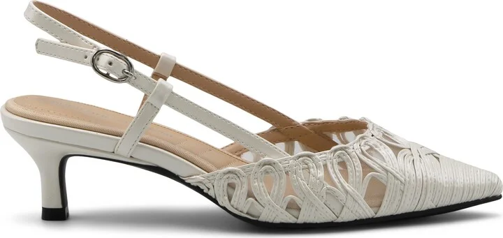 Sensation Kitten Heel Slingback Pump - Image 9