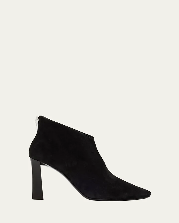 Sensorial Suede Leather Ankle Booties