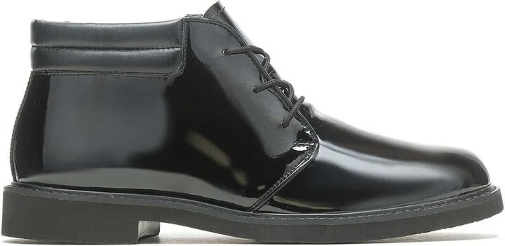 Sentinel E01830-001 Chukka Boots Men's 8 Black High Gloss Leather KHD1349