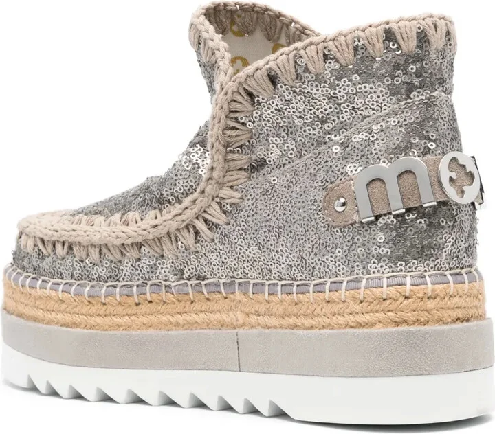 Sequin Ankle Boots - Image 3