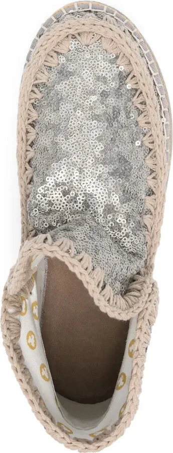 Sequin Ankle Boots - Image 4