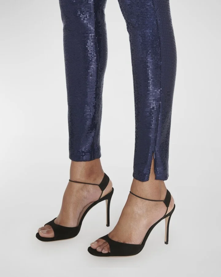 Sequin Ankle Leggings - Image 2