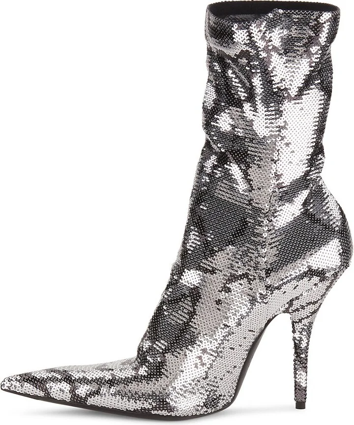 Sequin Booties - Image 4