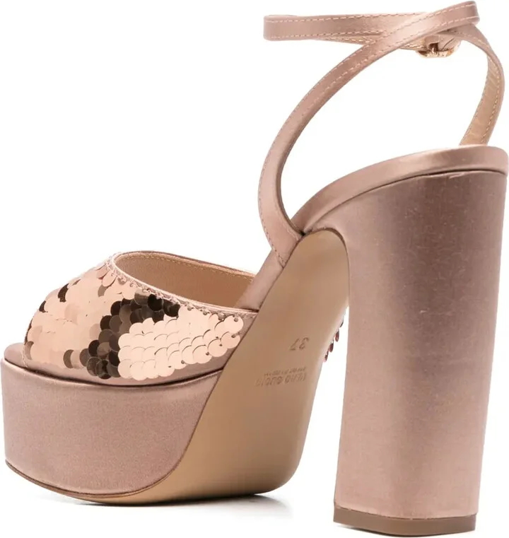 Sequin-Embellished 120mm Sandals - Image 3