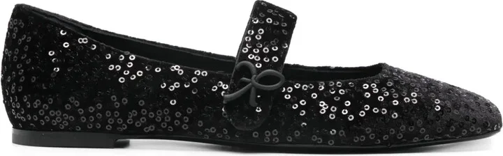 Sequin-Embellished Ballerinas
