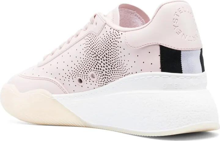 Sequin-Embellished Lace-Up Sneakers - Image 3