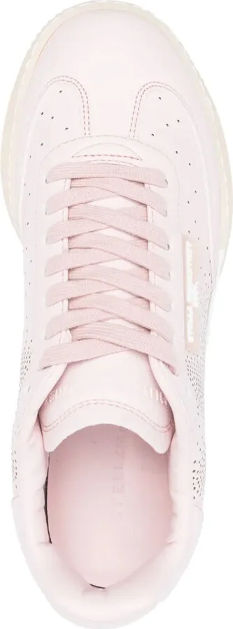 Sequin-Embellished Lace-Up Sneakers - Image 4