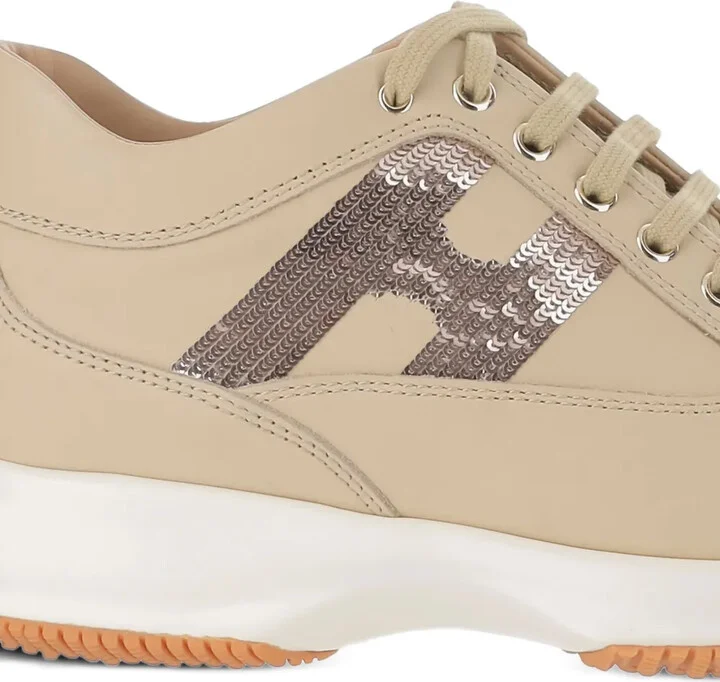 Sequin-Embellished Low-Top Trainers - Image 5