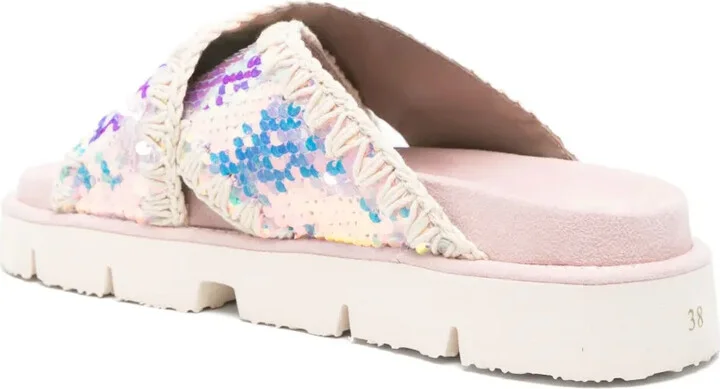 Sequin-Embellished Sandals - Image 3