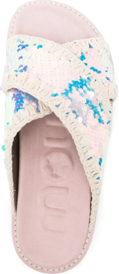 Sequin-Embellished Sandals - Image 4