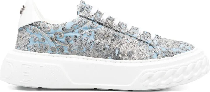 Sequin-Embellished Sneakers