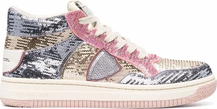 Sequin-Embellished Sneakers