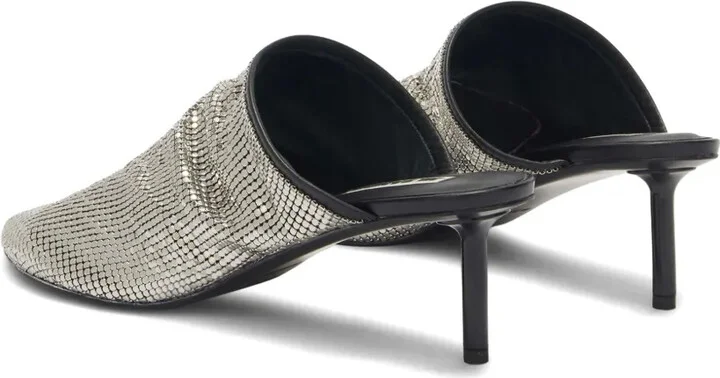 Sequin-Mesh Mules - Image 3