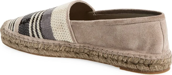 Sequin Stripe Suede Espadrille - Image 2