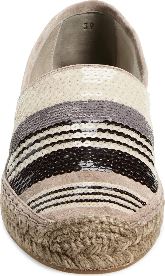 Sequin Stripe Suede Espadrille - Image 4